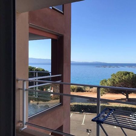 Bel App T2 En Bord De Mer Vue Sanquinaires Piscine Ajaccio  Esterno foto